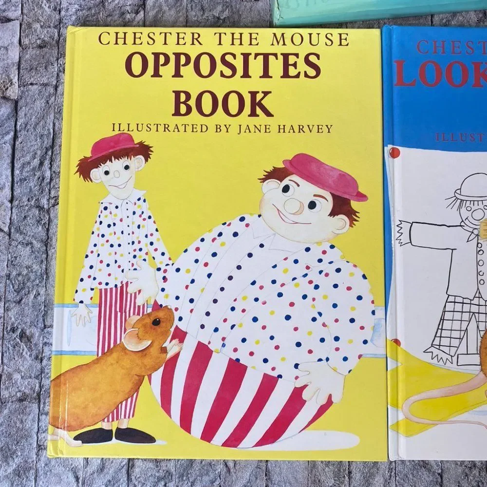 Princess House Vintage Childrens Book Set Chester & Max Hardcover Set of Three